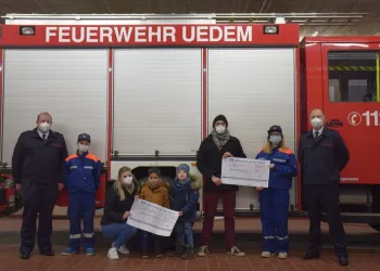 Spendenübergabe Jugendfeuerwehr