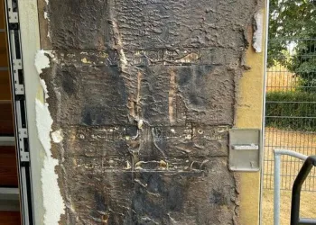 Brand Sicherheitstür