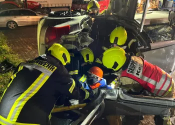 Übung Verkehrsunfall