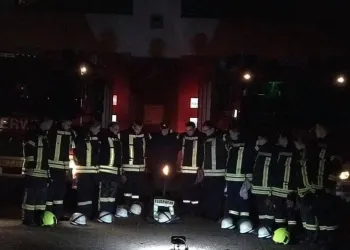 Gruppenbild Anteilnahme Verletzte Kameraden