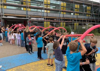 Verabschiedungsspalier für die Viertklässler