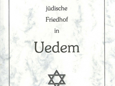 Cover: Der jüdische Friedhof in Uedem. - Peters, Dieter