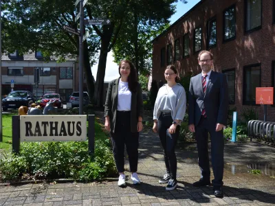 Ausbildungsstart bei der Gemeinde Uedem