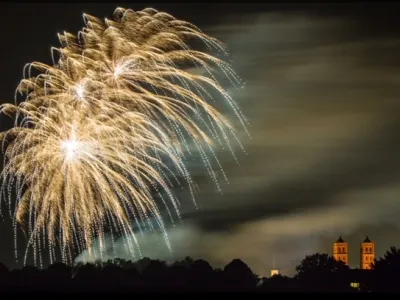 Feuerwerk über Uedem Feuerwerk über Uedem