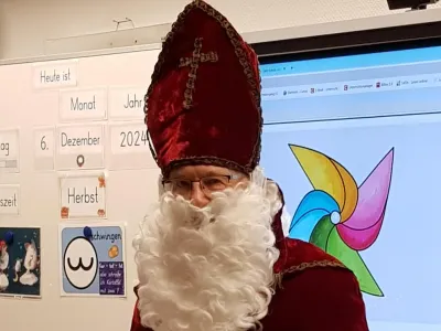 Nikolaus zu Gast in der GDS Nikolaus zu Gast in der Klasse 2a
