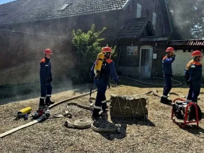 Jugenfeuerwehr Übung