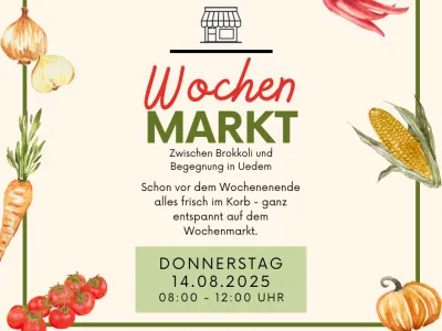 Wochenmarkt am 14.08.2025