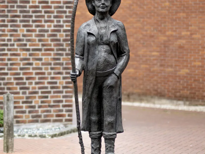 Bronzeplastik "Bauer"