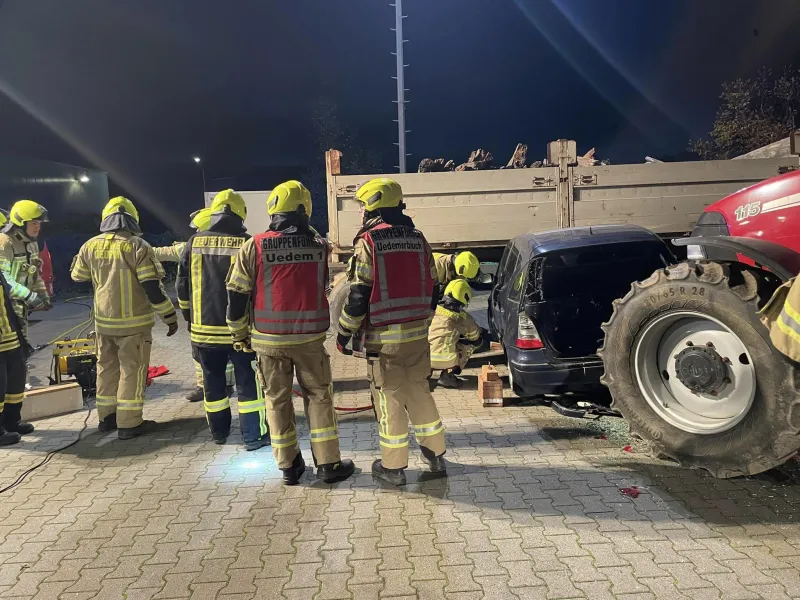 Übung Verkehrsunfall
