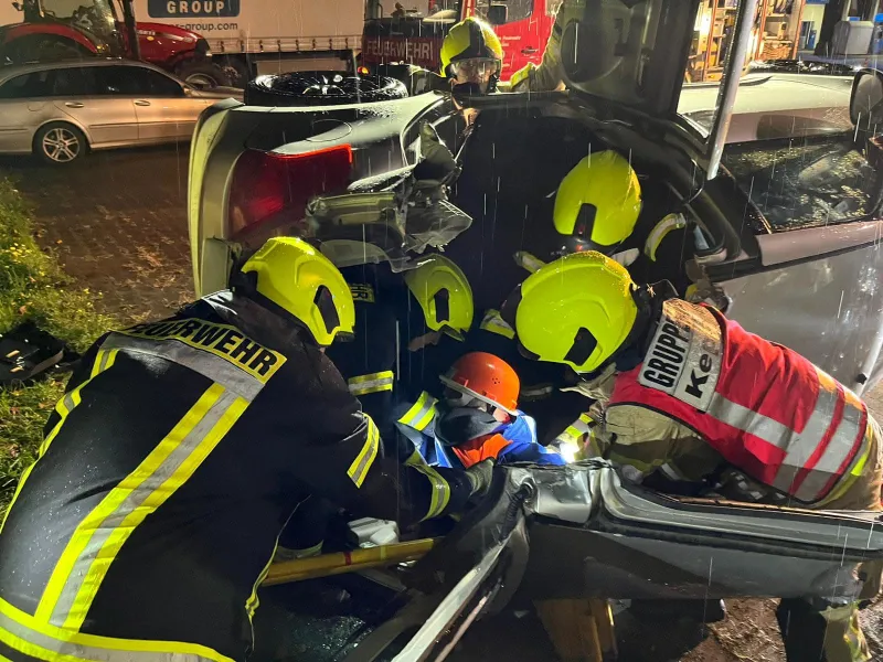 Übung Verkehrsunfall