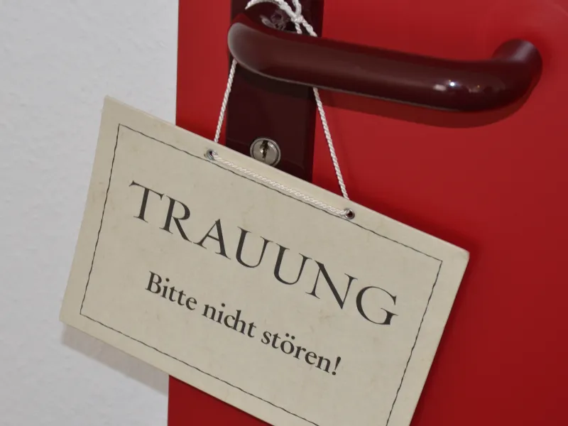 Trauung bitte nicht stören